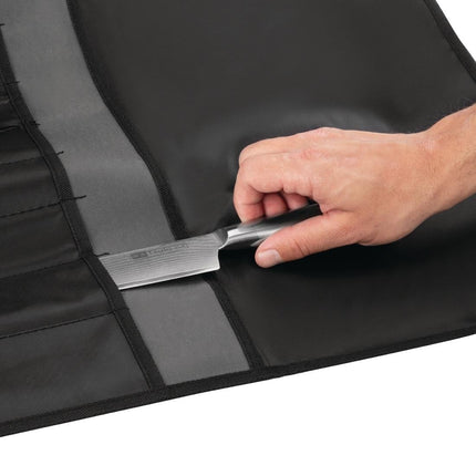 Vogue Nylon Knife Roll Bag with 13 Slots | Reinforced Back 3