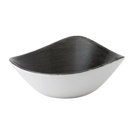 Stonecast Patina Lotus Iron Black Bowl 178mm | Churchill