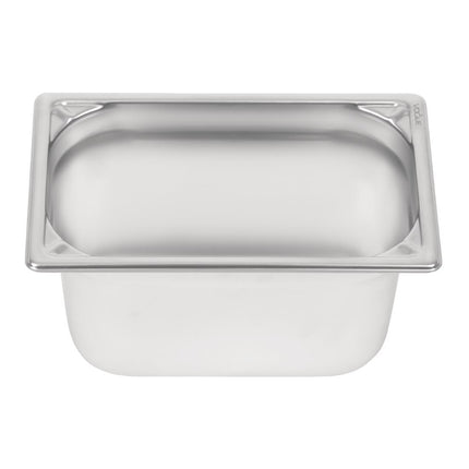 Stainless Steel GN 1/4 Container 150mm Depth | Vogue 3