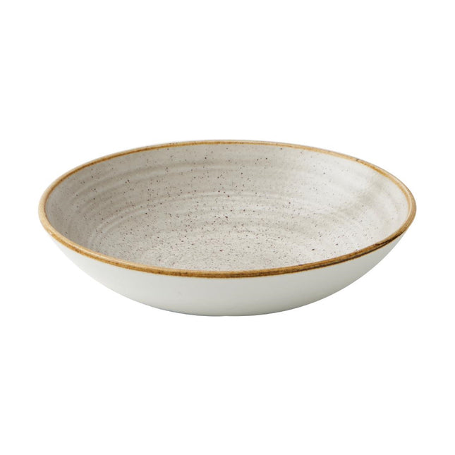 Stonecast Raw Grey Coupe Bowl 184mm | Churchill
