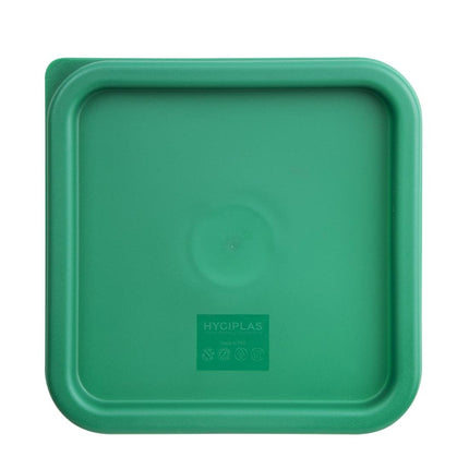 Medium Green Square Lid | Hygiplas