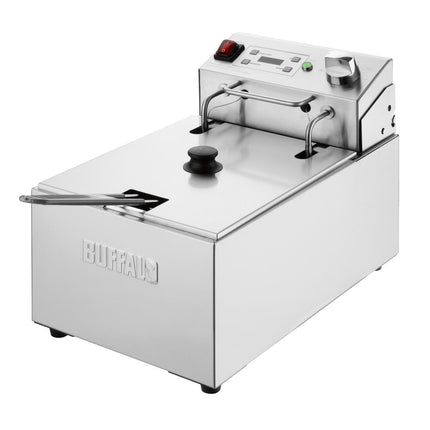 Single Electric Fryer with Timer | Buffalo | 5L Stainless Steel Tank 2