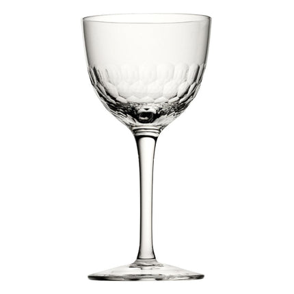 Nick and Nora Raffles Honeycomb Crystal Glasses | Utopia | 17Cl