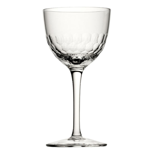 Nick and Nora Raffles Honeycomb Crystal Glasses | Utopia | 17Cl