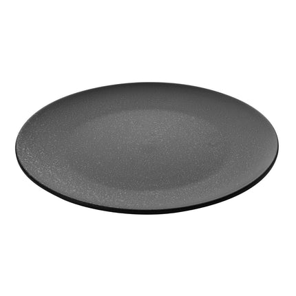 Black Round Plates 27cm | Olympia Fusion 3
