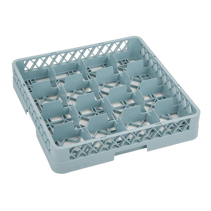 Glass Rack 16 Compartments | Vogue | 10 cm Height | 50x50 cm