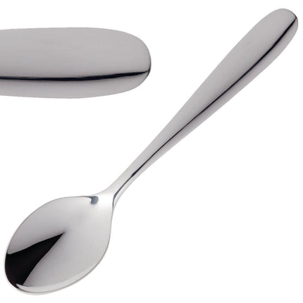 18/10 Stainless Steel Coffee Spoons | Amefa Oxford | Set of 12 | Polished Finish | Timeless Design