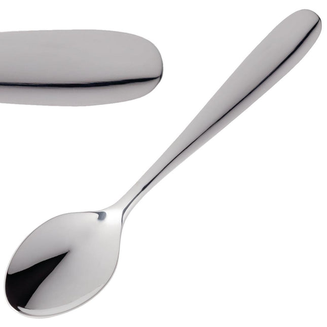 18/10 Stainless Steel Coffee Spoons | Amefa Oxford | Set of 12 | Polished Finish | Timeless Design