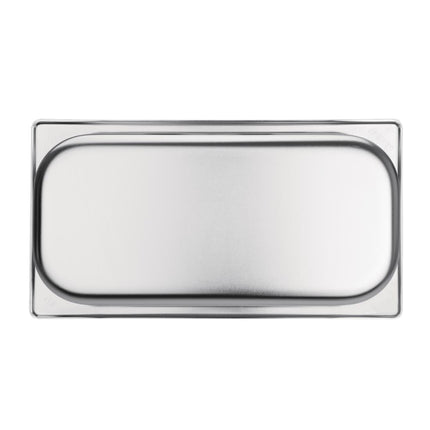 Stainless Steel GN 1/3 Container 100mm | Vogue | 325x176mm 4