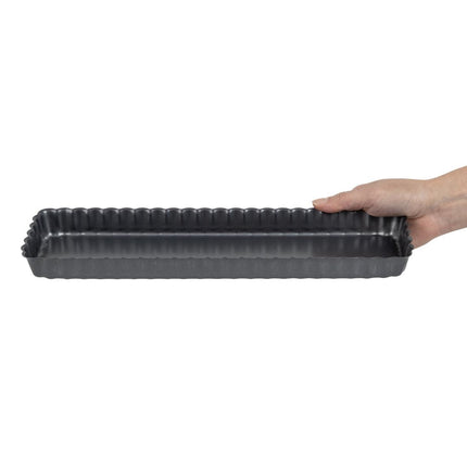 Rectangular Non-Stick Cake Pan with Removable Base 35.6cm | De Buyer 9