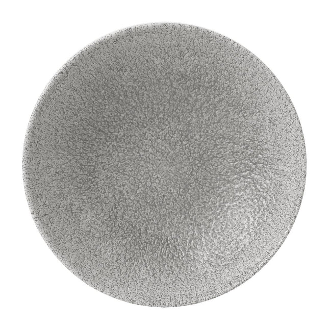 Coupe Plate 16.5cm Jasper Grey Raku Collection | Churchill