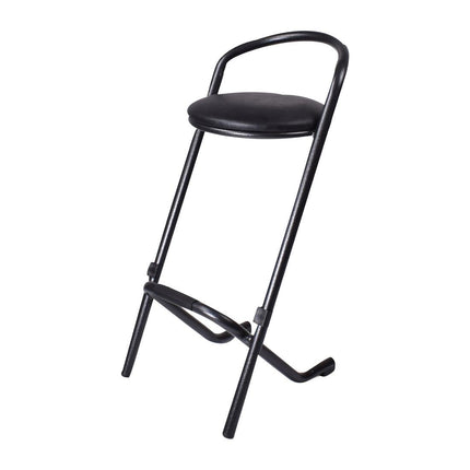 Stackable Indoor Bar Stool Utrecht Grey | Set of 2