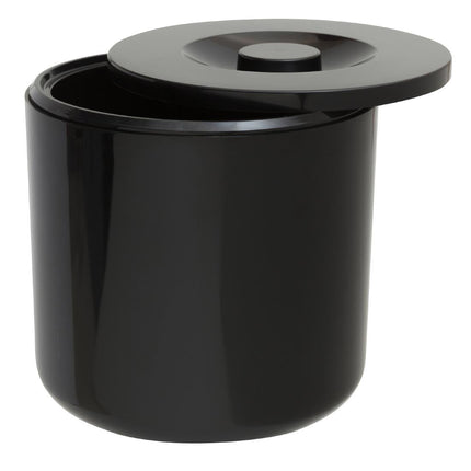 Insulated Round Ice Bucket Black | Beaumont