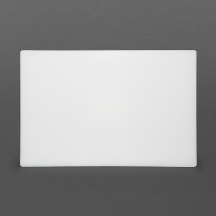 LDPE Cutting Board White 450x300x10mm | Hygiplas 2