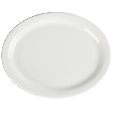 Oval Serving Platters 25cm | Olympia Whiteware | Set of 6 3