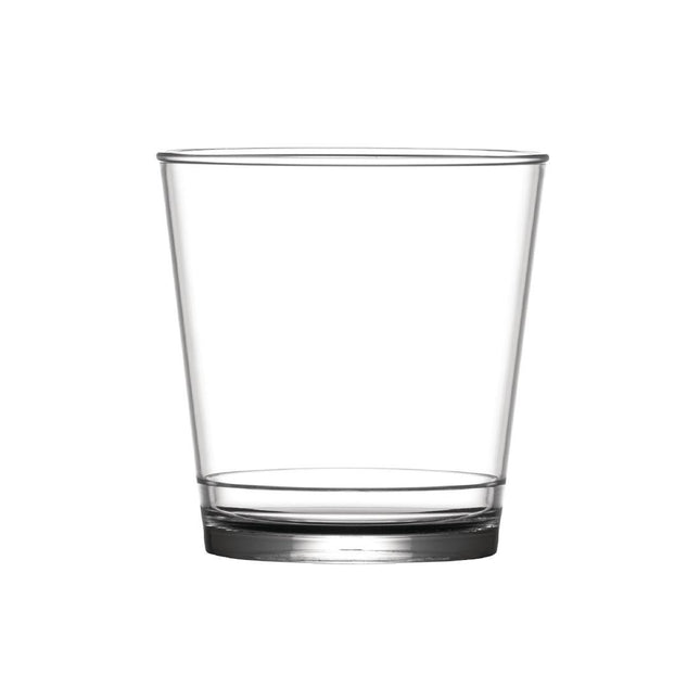 Polycarbonate Whiskey Glasses 256 ml | BBP (48 Pieces)