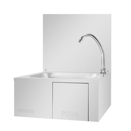 Hands-Free Knee-Operated Stainless Steel Sink | Vogue