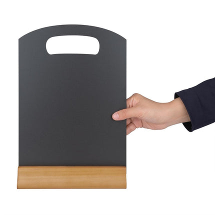Table Chalkboard 31.5x21.2cm with Wooden Frame | Olympia 3