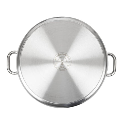 Induction Stainless Steel Low Cooking Pot 25L | Matfer Bourgeat Excellence 5