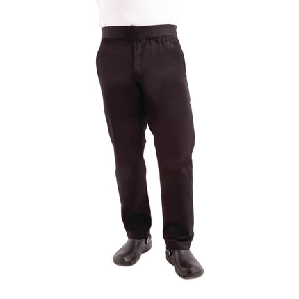 Lightweight Men's Chef Pants Black S | Chef Works 8