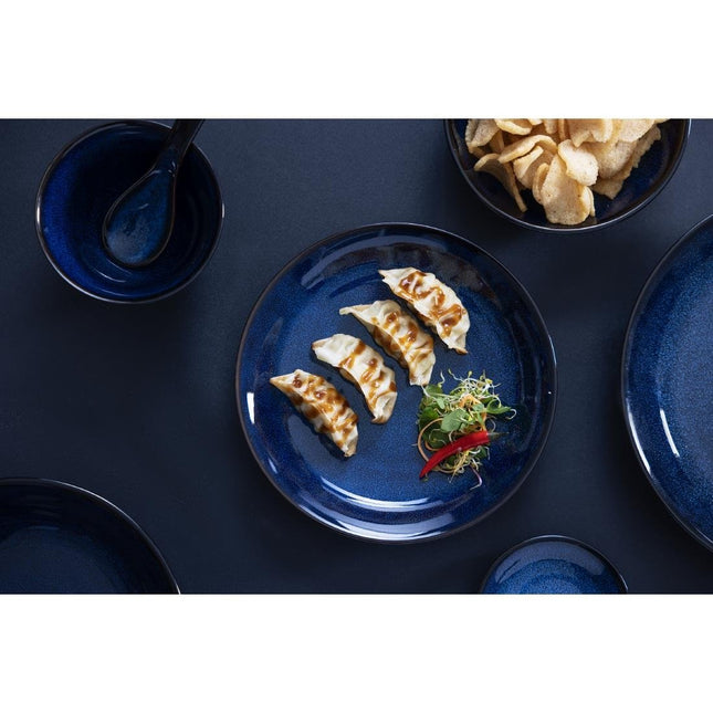 Midnight Blue Reactive Glaze Dipping Bowls 100mm | Olympia Luna | Earthenware 2
