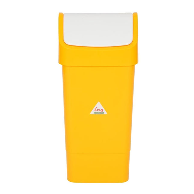 Waste Bin with Swing Lid | SYR | Yellow | 50 Liters
