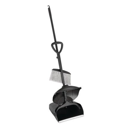 Long-Handled Broom and Dustpan Set 30cm Wide | Jantex 2