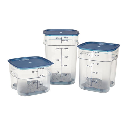FreshPro Blue Drain Rack 235 x 235 mm | Cambro 3