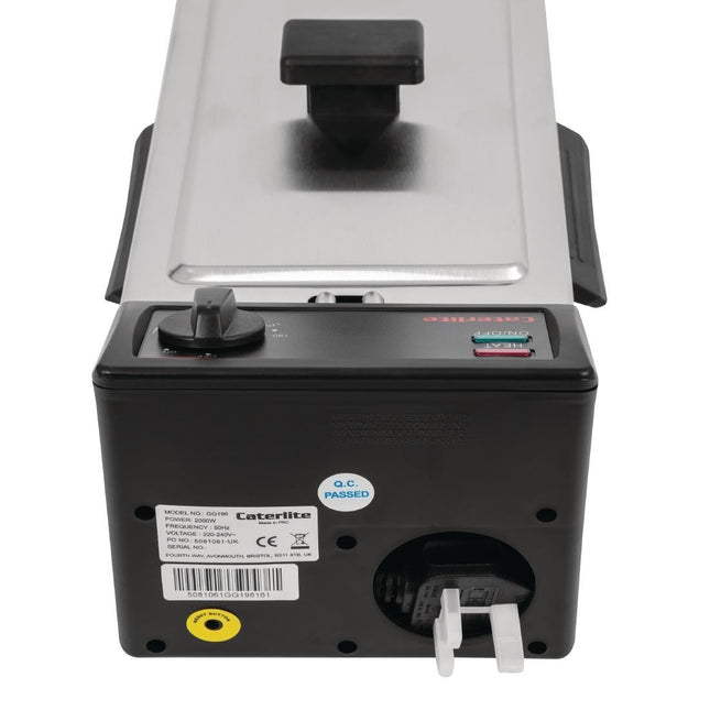 Single Fryer Stainless Steel 3.5L | Caterlite | Light Use 2