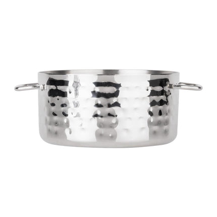 Mini Hammered Steel Table Presentation Casserole 675ml | Olympia 5