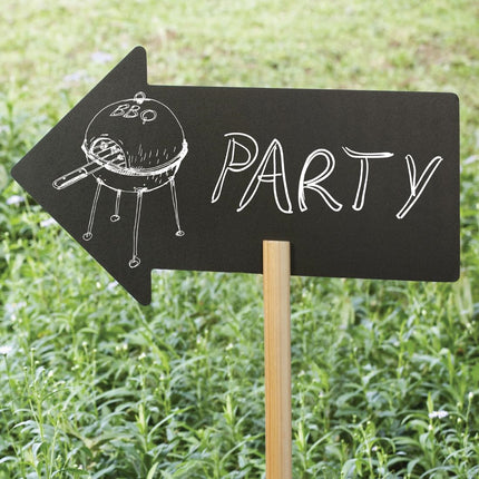 Securit Chalkboard Arrow Sign with Chalk Marker 6