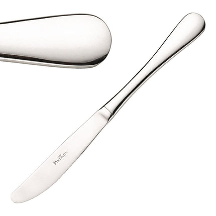 Stresa Table Knives 220mm 18/10 Stainless Steel | Pintinox | 12 Pieces