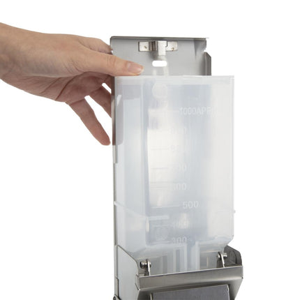 1 Liter Stainless Steel Soap Dispenser | Jantex 3