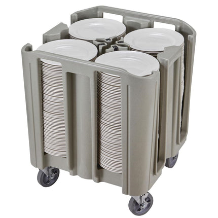 Compact Adjustable Dish Caddy S-Series | Cambro | Space-Saving Dish Cart 2