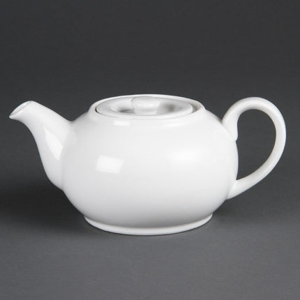 Stackable Teapots 426ml | Olympia Whiteware | Set of 4