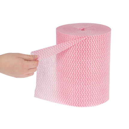 Red Antibacterial Multipurpose Wipes on Roll 22x37cm | Jantex 7