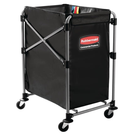 150L Foldable Textile Cart | Rubbermaid X-Frame Household Trolley 2