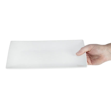 Rectangular Whiteware Serving Platters 31x18cm | Olympia | Set of 2 7