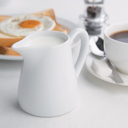 Whiteware Milk Jugs with Handle 21.2cl | Olympia | 6 Pieces 6