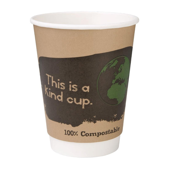Compostable Double Wall Coffee Cups | Fiesta | 35.5cl