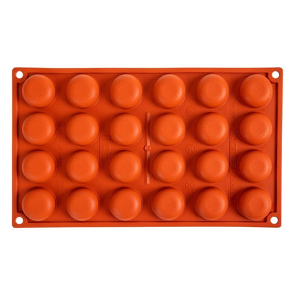 Pomponette Silicone Baking Mold 24 Cavities | Pavoni Formaflex | 1.6cm Deep 4