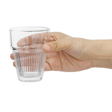 Stackable Ribbed Tumblers 150ml | Olympia 4