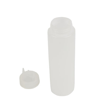 Portion Control Squeeze Bottle with 3 Nozzles Transparent 680ml | Vogue 3