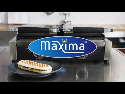 Contact Grill | Smooth | Double Grill Plate | 2 x 22cm 12