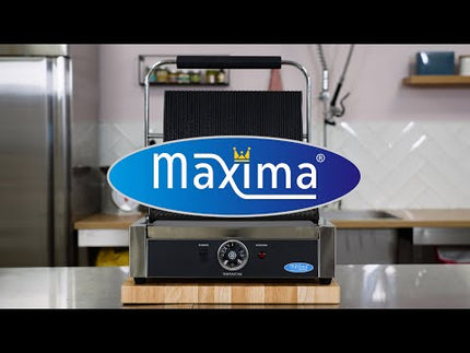 Contact Grill | Grooved | Single Grill Plate | 33,5cm 8