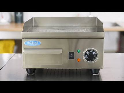 Griddle | Smooth Chrome | 36cm | incl Drip Tray 8