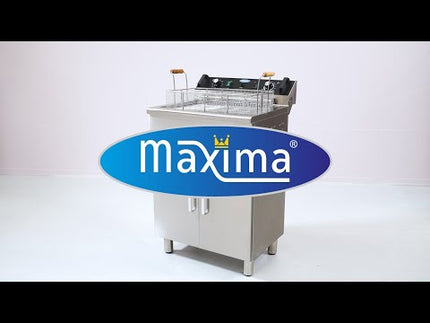 Deep Fryer | 16L | 1 Basket | with Drain Tap and Stand | 400V 9