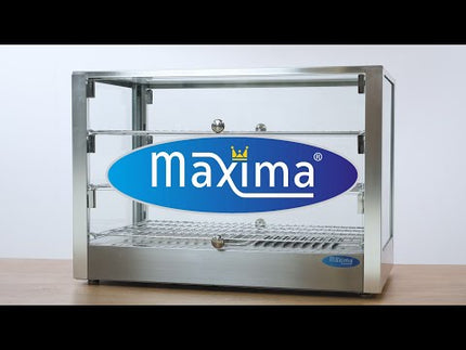 Heated Food Display | 115L | 70cm | 3 Shelves 7