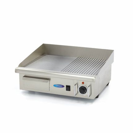 Griddle | Half Grooved | 55 cm | incl Drip Tray 1