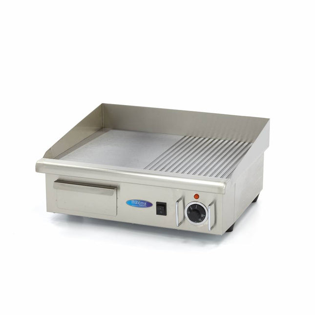 Griddle | Half Grooved | 55 cm | incl Drip Tray 1